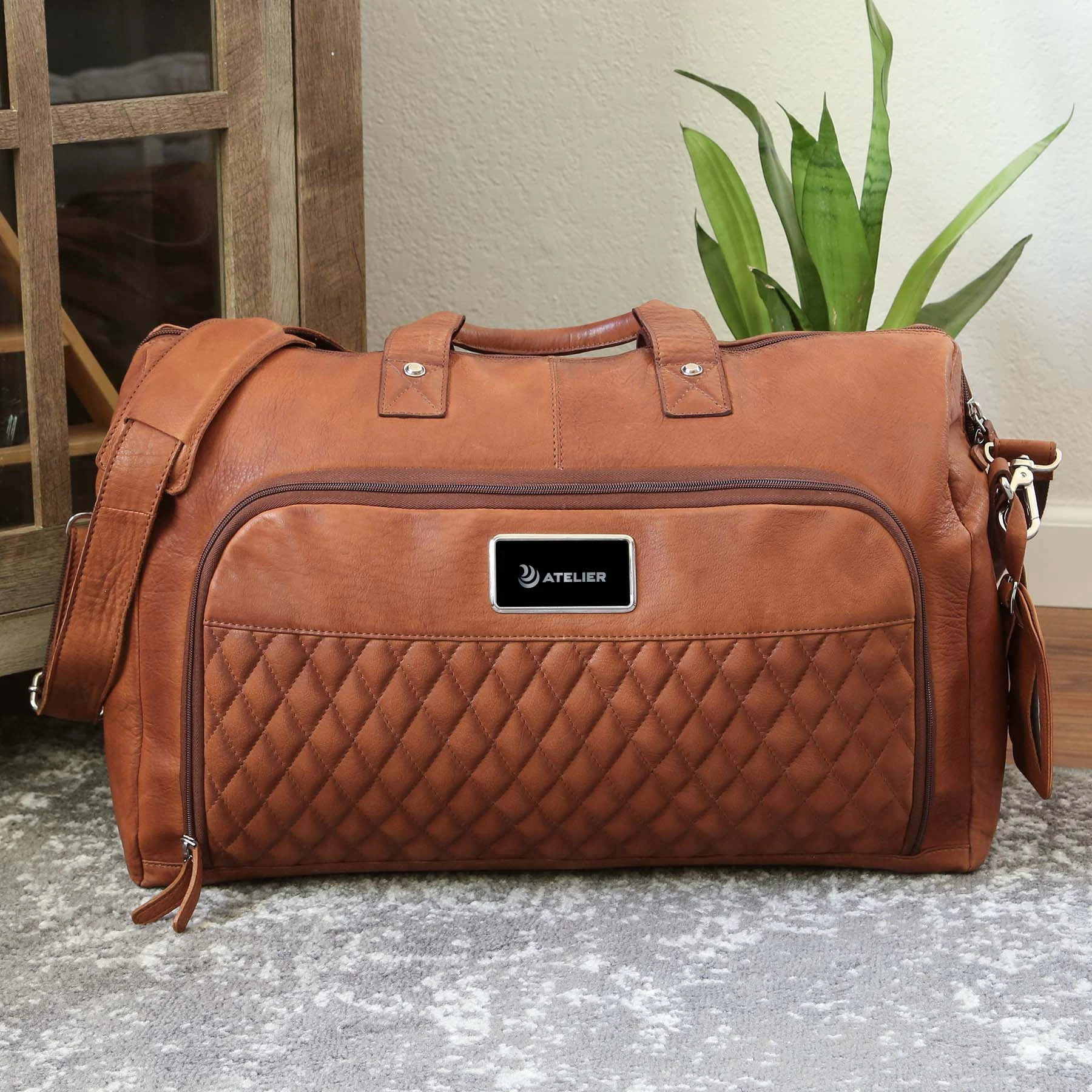 Quilted Weekender Bag lifestyle product inspiration