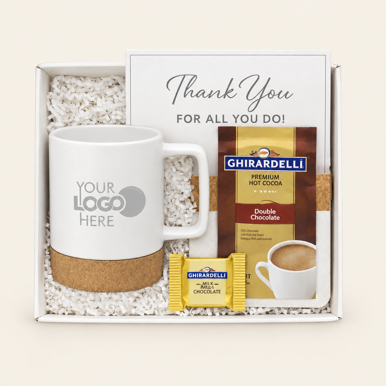 Thank-you cocoa gift box