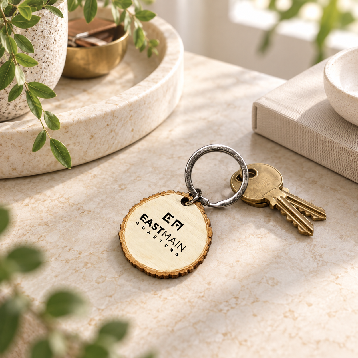 Wood Keychain product virtual